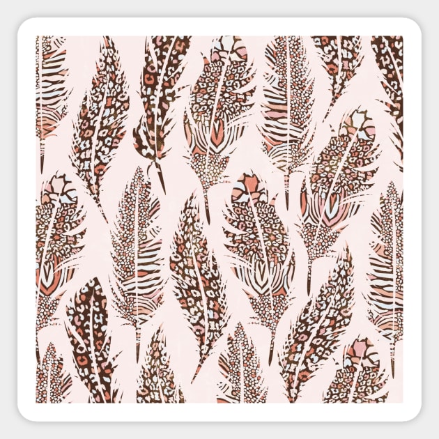 Animal Print Feathers I. Sticker by matise